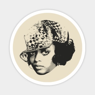 Diana Ross Singer Magnet